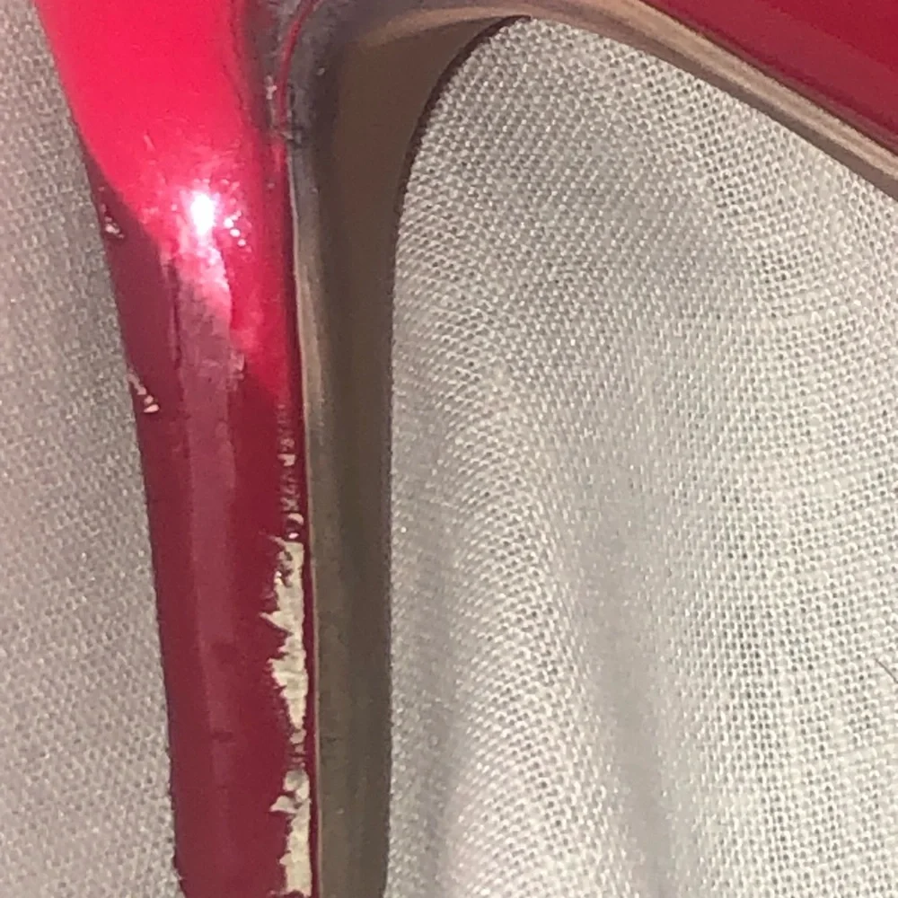 🌞 Jones New York Delly 3” pointy toed red patent leather pumps women size 6.5